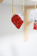 Magnetic Heart Keychain Set, 3D Printed Flexi Couples Charms
