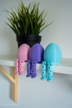 Flexi Easter Egg with Legs, Screw Top Treat Storage