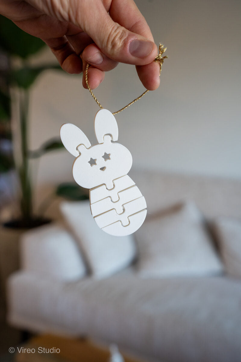 FlexiBuns | Easter Triple-Smile Flexible Bunny Bundle Keychains