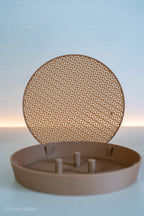 Plant Saucer Set, 3D Printed Honeycomb Drainage Tray, 140mm and 170mm