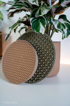 Plant Saucer Set, 3D Printed Honeycomb Drainage Tray, 140mm and 170mm