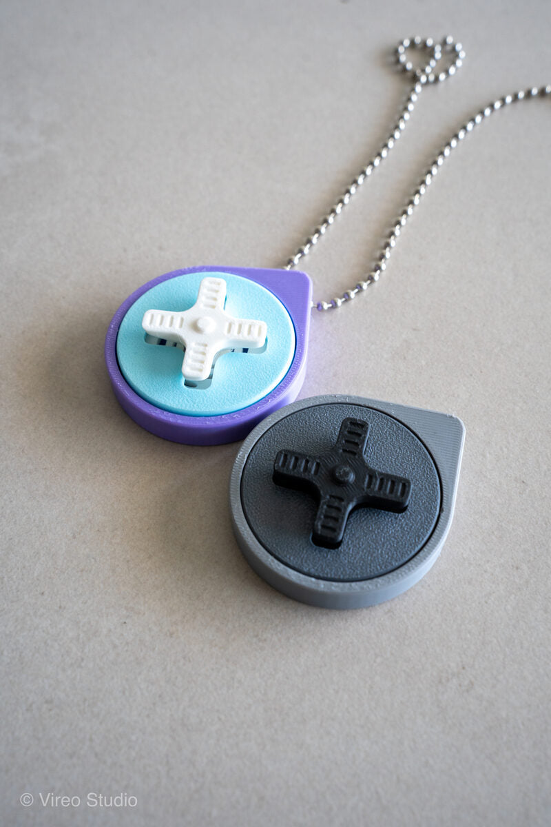Mini Retro Snap – Fidget Keychain (3-Piece Press-Fit, No clicker needed, no supports)