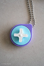 Retro D-Pad Fidget Keychain, 3D Printed Snap-Fit Gamer Gift