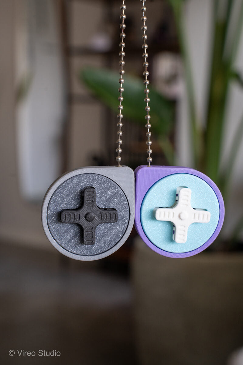 Mini Retro Snap – Fidget Keychain (3-Piece Press-Fit, No clicker needed, no supports)