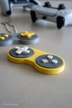 RetroSnap Fidget Keychain, 3D Printed Mini Controller Toy