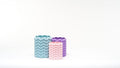 Babushka Wave Vase Trio, 3D Printed Nesting Vase Set