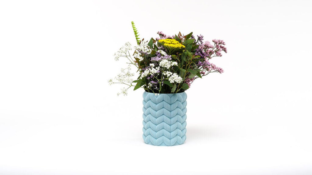 Babushka Wave Vase Trio, 3D Printed Nesting Vase Set