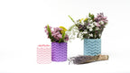 Babushka Wave Vase Trio, 3D Printed Nesting Vase Set