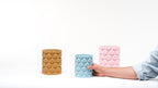 Honeycomb Wave 3D Printed Vase, Textured Planter