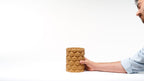 Honeycomb Wave 3D Printed Vase, Textured Planter