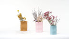 Porcupine Spike Textured Vase, 3D Printed Planter