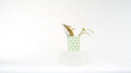 Honeycomb Wave 3D Printed Vase, Textured Planter