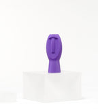 Silent Dude Ribbed Face Vase, 3D Printed Bud Vase