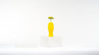 Silent Dude Ribbed Face Vase, 3D Printed Bud Vase