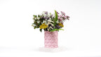Honeycomb Wave 3D Printed Vase, Textured Planter