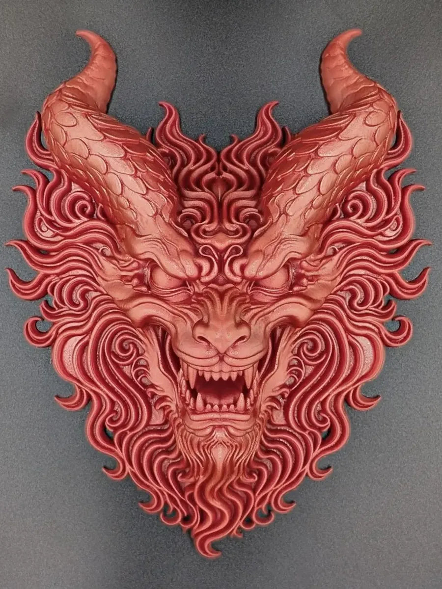 Fire Dragon Wall Mount