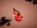 Magma Dragon Articulated Fidget Figure, 3D Printed Toy