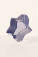 Star Shaped Stacking Tray, 3D Printed Pastel Catchall Dish