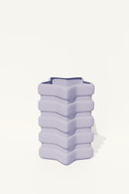 Dreamy Star Vase, 3D Printed Ribbed Home Decor