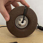 Round E27 Lamp Base, 3D Printed Table Lamp Stand