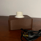 Square E27 Lamp Base, 3D Printed Lamp Stand