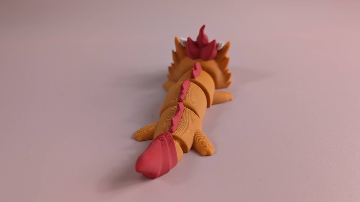 Fire Dragon - Articulated Figure Keychain