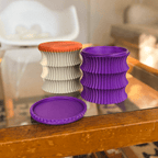 Fluted Desk Organizer Cup, 3D Printed Pleated Pen Holder
