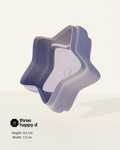 Star Shaped Stacking Tray, 3D Printed Pastel Catchall Dish