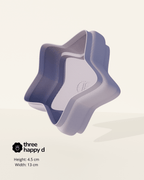 Star Shaped Stacking Tray, 3D Printed Pastel Catchall Dish