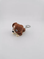 Flexi Puppy Keychain Toy, 3D Printed Articulated Dog