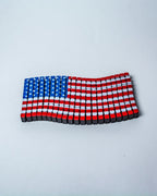 Articulated Cube American Flag, Flexi 3D Printed Decor