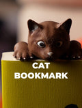 Cat Bookmark, 3D Printed Peeking Kitty Page Marker