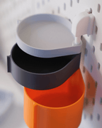 IKEA Skadis Rotatable Tray Set, 3D Printed Pegboard Organiser