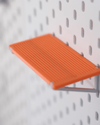 IKEA SKADIS Display Shelf, 3D Printed Snap-On Pegboard Shelf