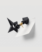Ninja Kunai & Shuriken Memo Magnet Set, 3D Printed Fridge Magnets