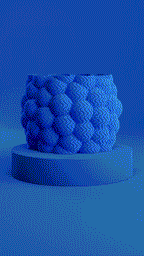 Silent Dude Face Vase, 3D Printed Character Planter