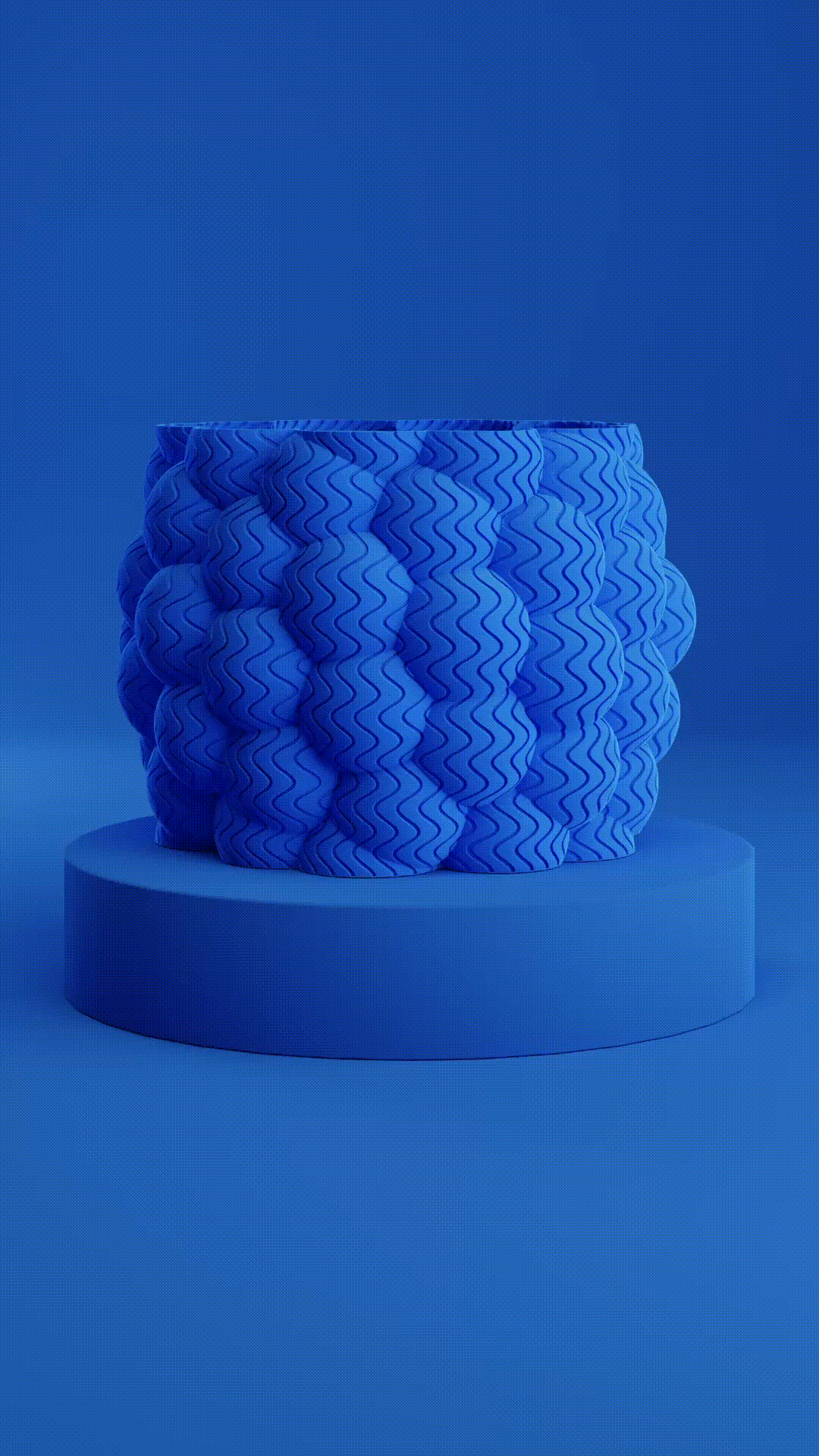 Silent Dude Face Vase, 3D Printed Character Planter