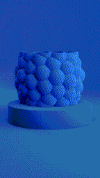 Silent Dude Face Vase, 3D Printed Character Planter