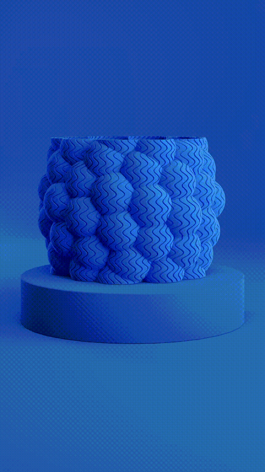 Silent Dude Face Vase, 3D Printed Character Planter