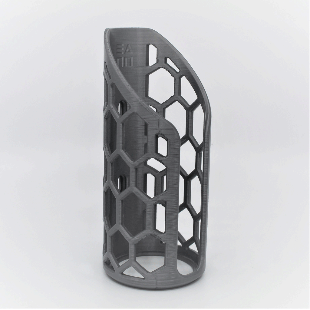 Honeycomb Mesh Bike Bottle Cage, 3D Printed PETG Bicycle Holder