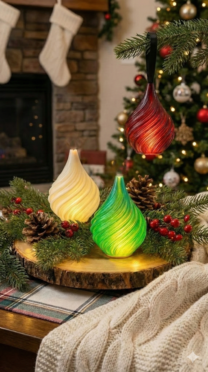 Twistdrop Led Candle Ornaments