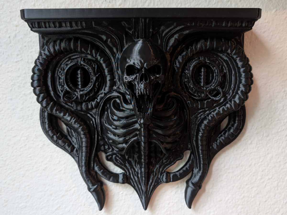 Giger Style Wall Shelf