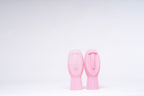 Silent Dude Ribbed Face Vase, 3D Printed Bud Vase