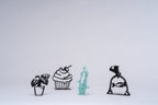 Bamboo Sticks Line Art Ornament, 3D Printed Freestanding Decor