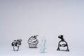 Bamboo Sticks Line Art Ornament, 3D Printed Freestanding Decor