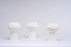 UFO Saucer Vase, Ribbed 3D Printed Planter