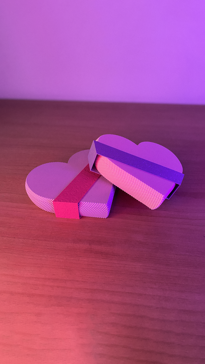 Ripple Heart Box For Valentine’s Day