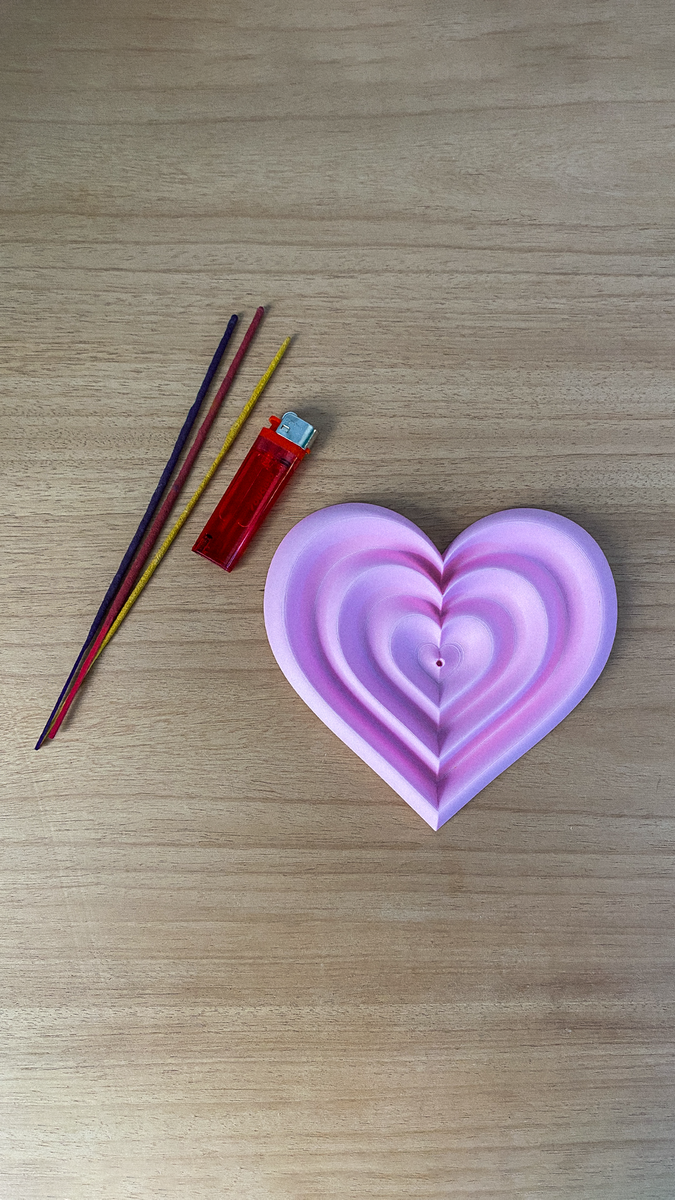 Ondo Incense Holder – Heart For Valentine’s Day