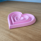 Heart Incense Holder, 3D Printed Ripple Ash Catcher