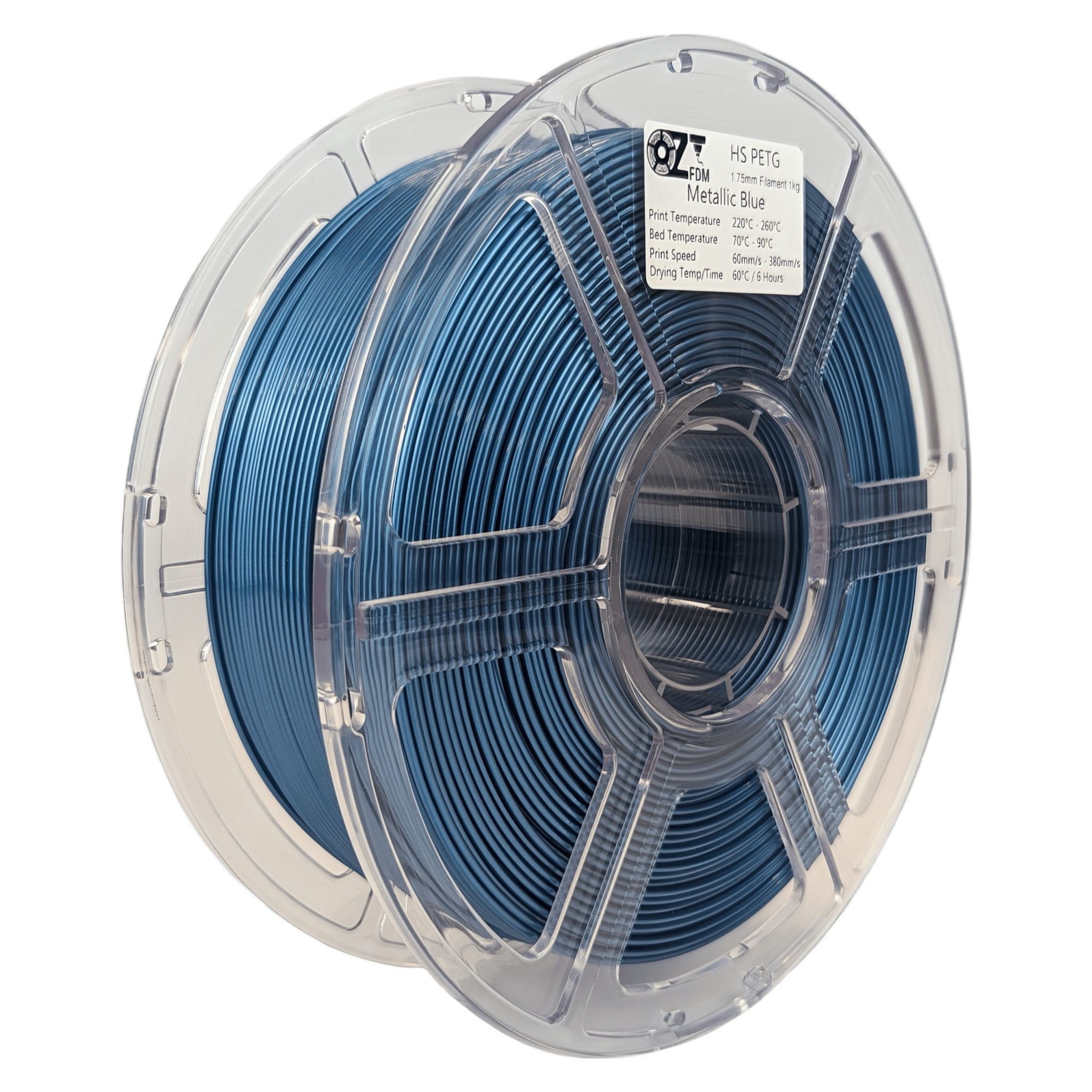 OzFDM PETG - HS Metallic Colours 3D Printing Filament 1.75mm 1KG - OzFDM